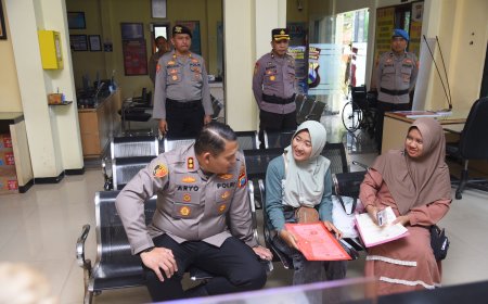 Pelayanan Publik Jadi Prioritas, Kapolres Bondowoso Monitoring Kesiapan Polsek Jajaran
