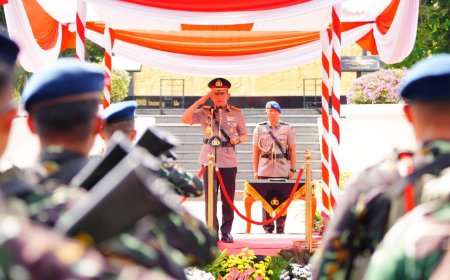 Kapolri Pimpin Upacara Hari Juang Polri 2026 di Surabaya, Kobarkan Semangat Perjuangan Polri untuk Mewujudkan Kemajuan Bangsa