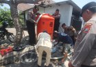 Atasi Kekeringan, Polres Blitar Kota Salurkan 3.000 Liter Air Bersih ke Kelurahan Sentul